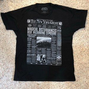 Fantastic Beasts Newspaper Large T-Shirt (Wizarding World Loot Crate)